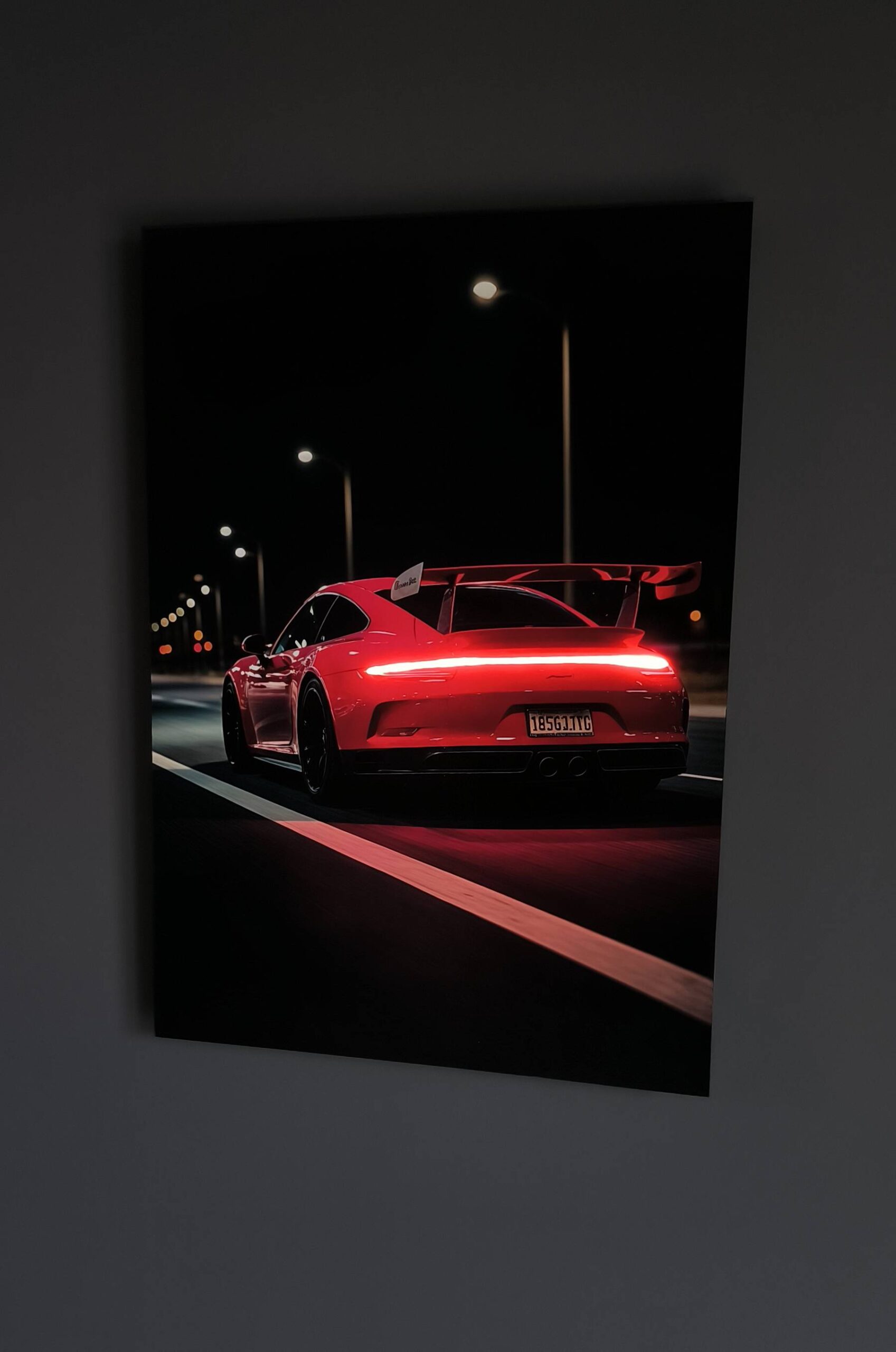 POSTER RED CAR - obrazek 2